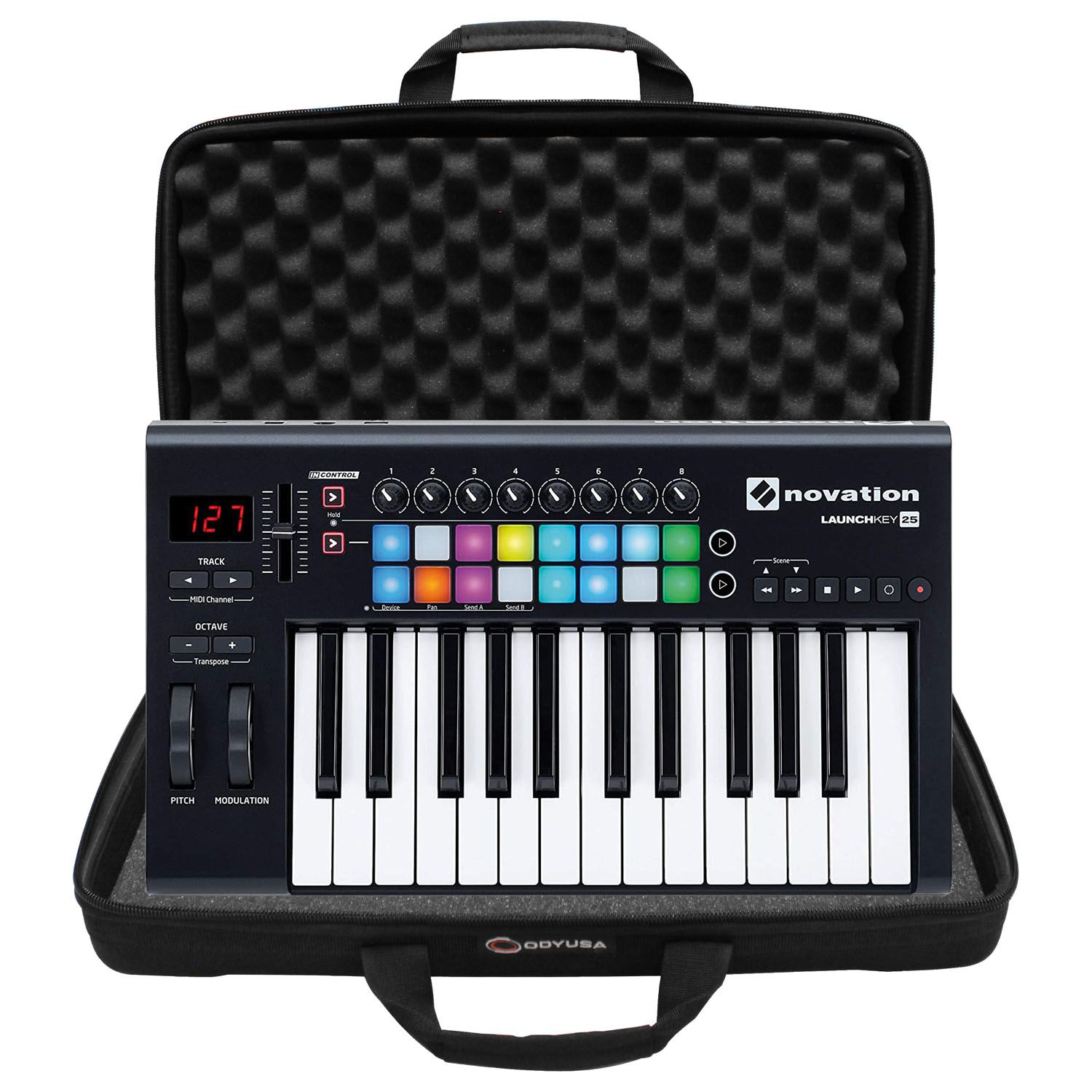 Small Size DJ Controller / 25 Note Keyboard Case - Image 2