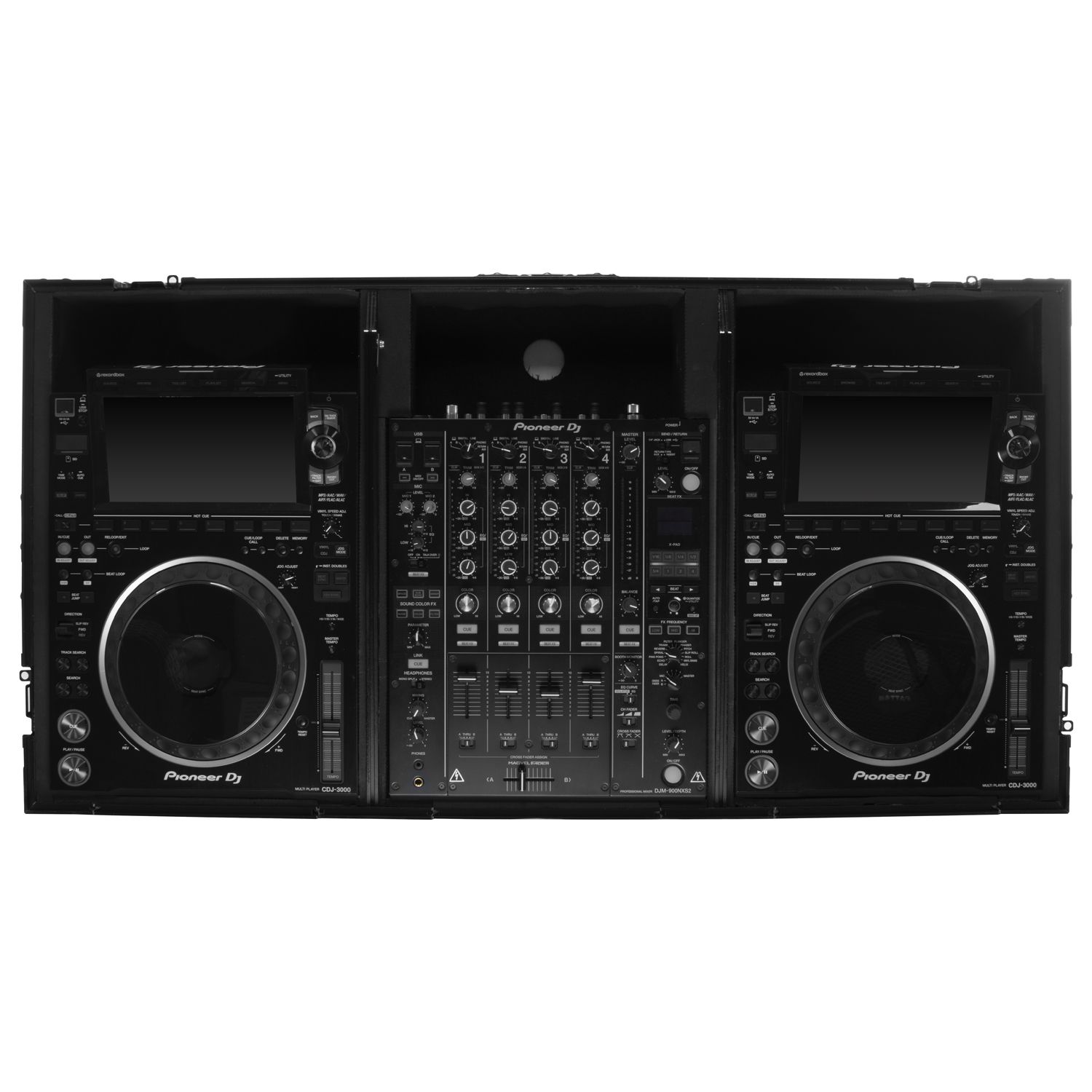 Industrial Board Glide Style Universal Case Fitting Most 12" DJ Mixers and Two Pioneer CDJ-3000 - Image 5