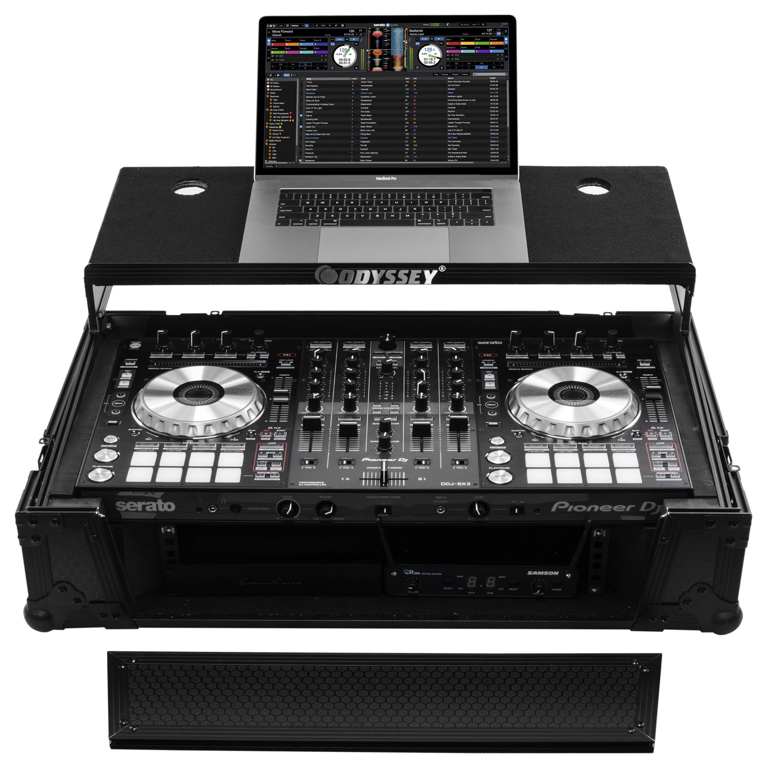 Custom Fit for Pioneer DDJ-SX3 Industrial Board Glide Style 2U Case - Image 2
