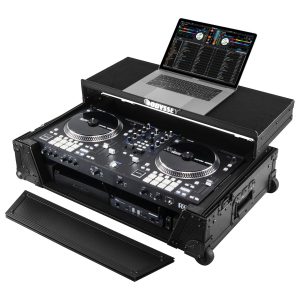 Custom Fit for RANE ONE MKII / RANE ONE Industrial Board Glide Style 1U Case with Wheels