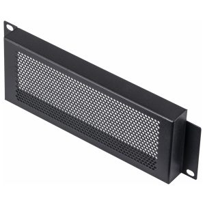 Half Rack Mountable Raised Perforated Security 2U Panel