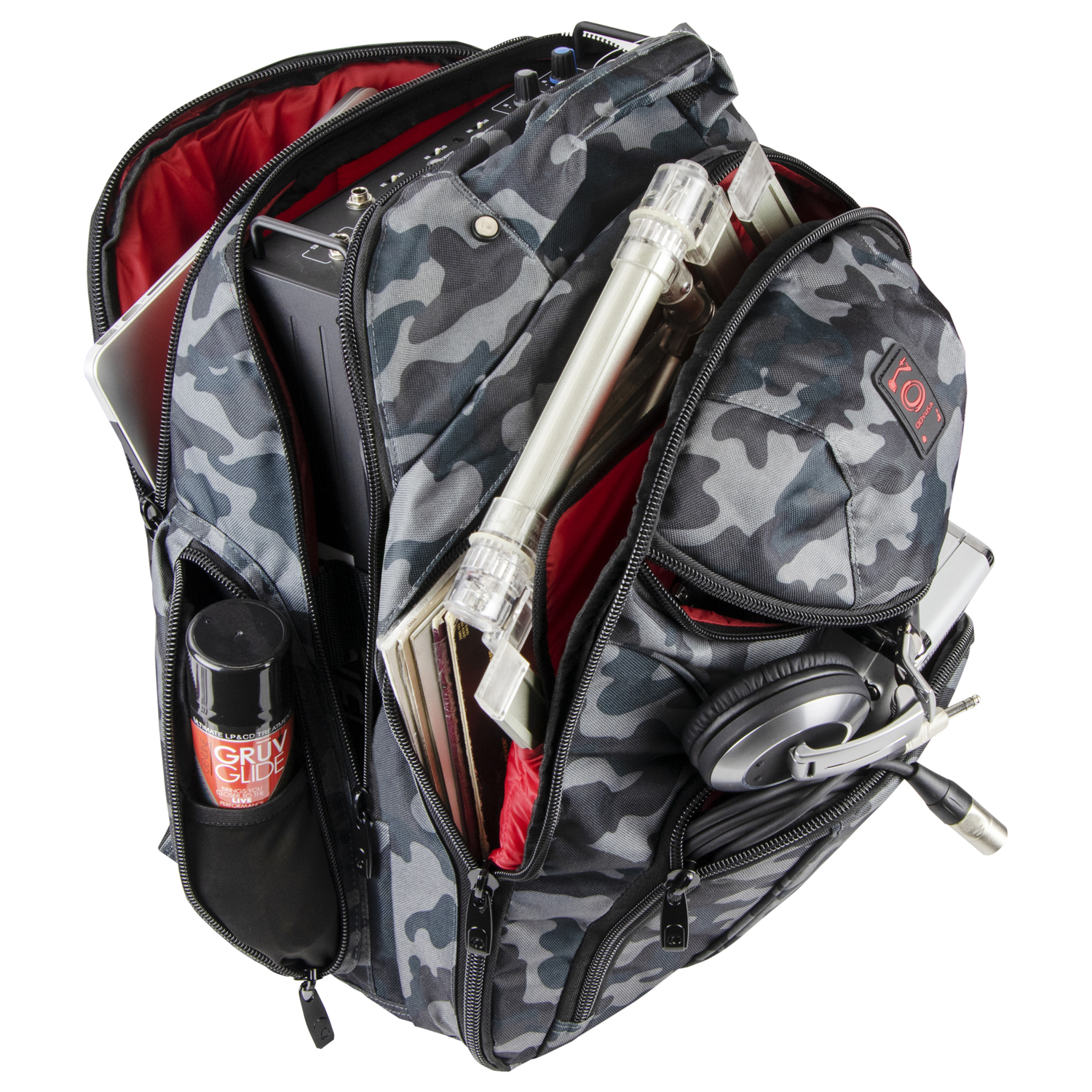 Gray Camouflage Digital Gear Backpack - Image 7
