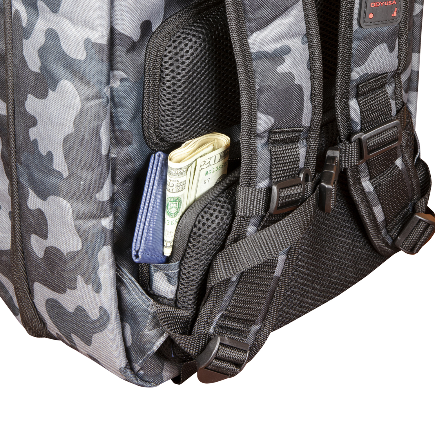 Gray Camouflage Digital Gear Backpack - Image 9