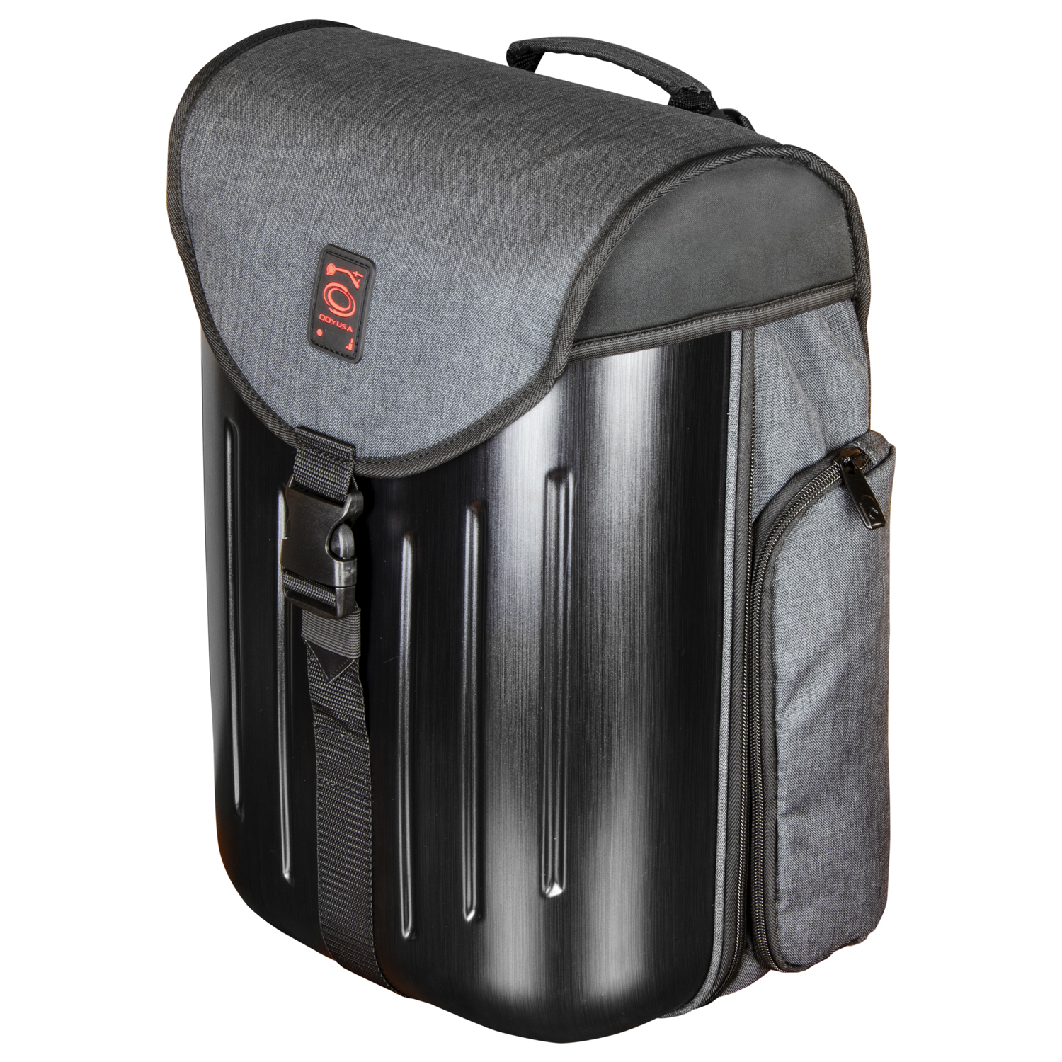 Charcoal Black Hard Shell DJ Backpack