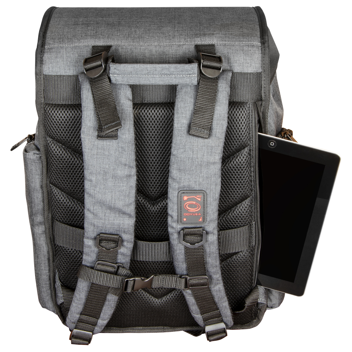 Charcoal Black Hard Shell DJ Backpack - Image 5