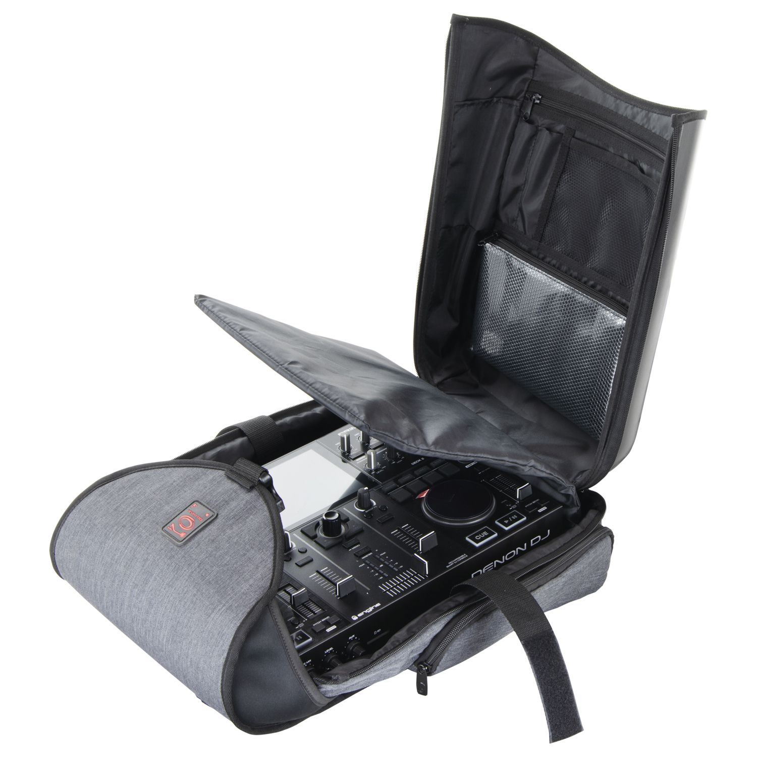 Charcoal Black Hard Shell DJ Backpack - Image 7