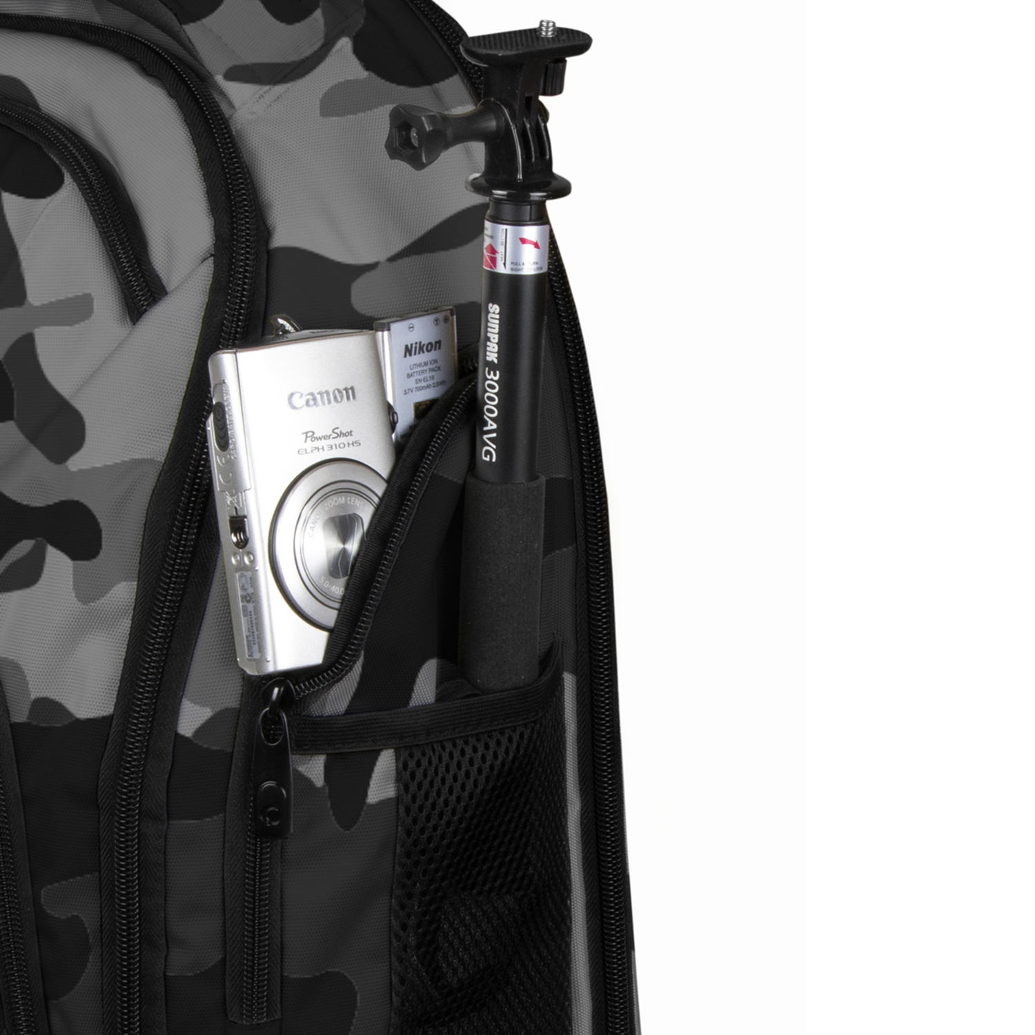 Backtrak XL DJ Backpack Gray Camouflage - Image 9