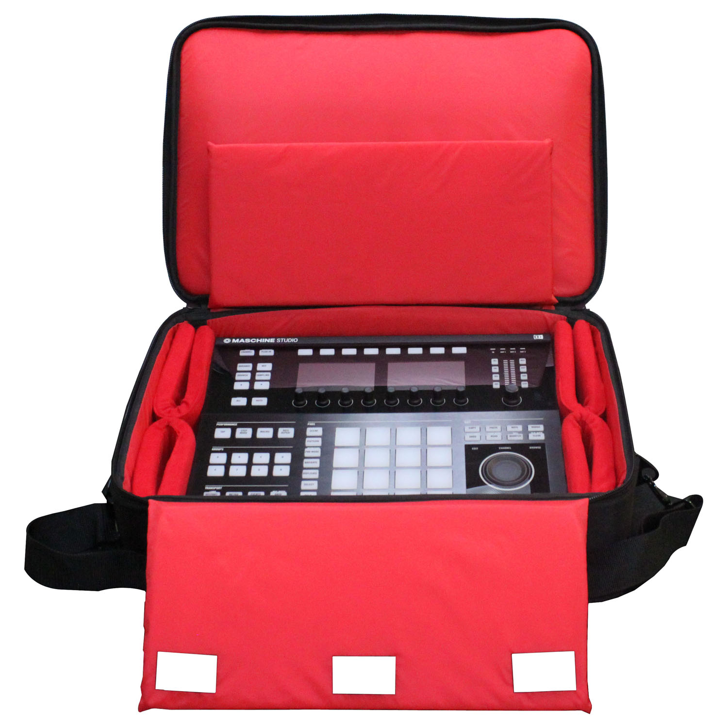 Extra Large DJ Controller Mixer Media Player Case with Additional Carrying Bag - Image 15