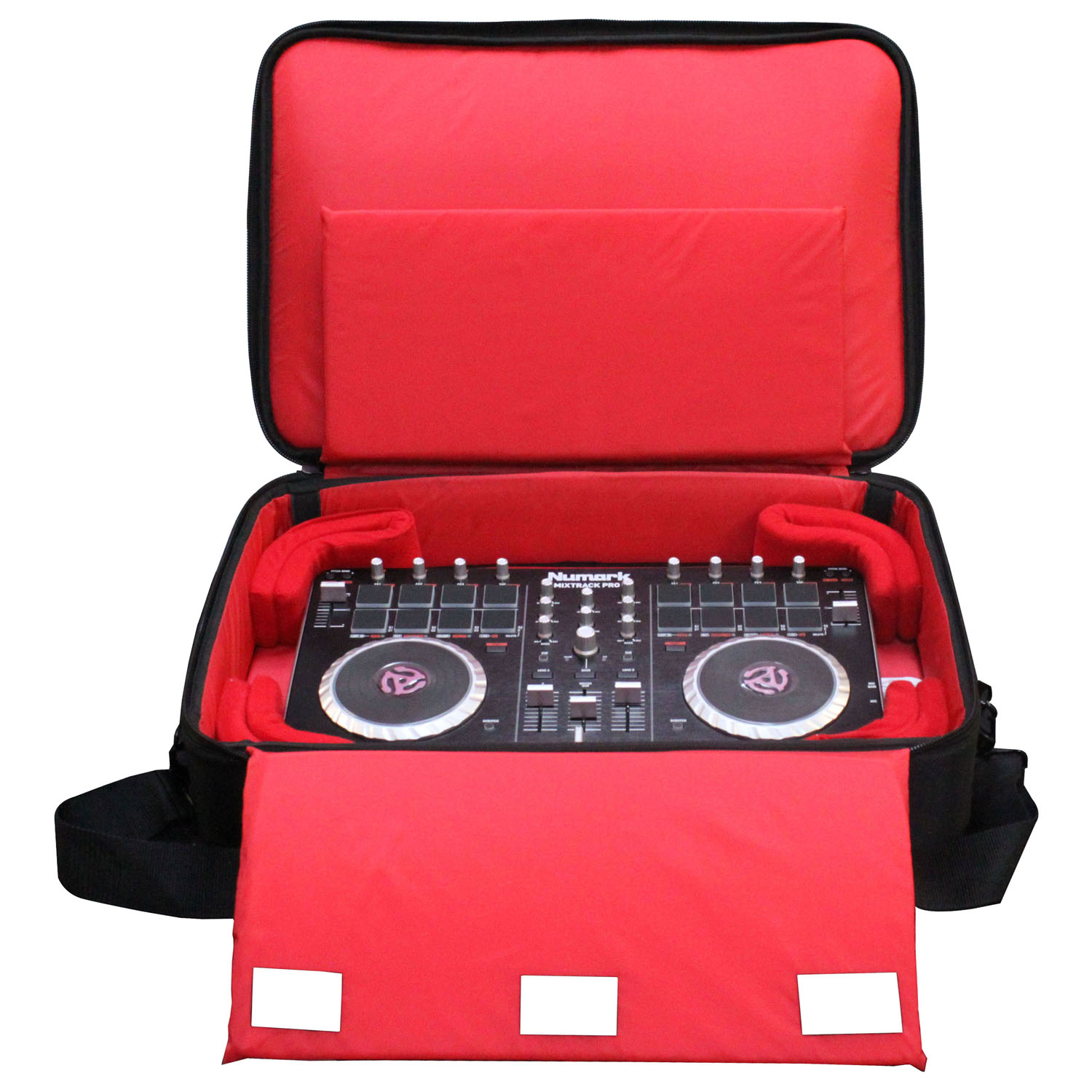 Extra Large DJ Controller Mixer Media Player Case with Additional Carrying Bag - Image 16