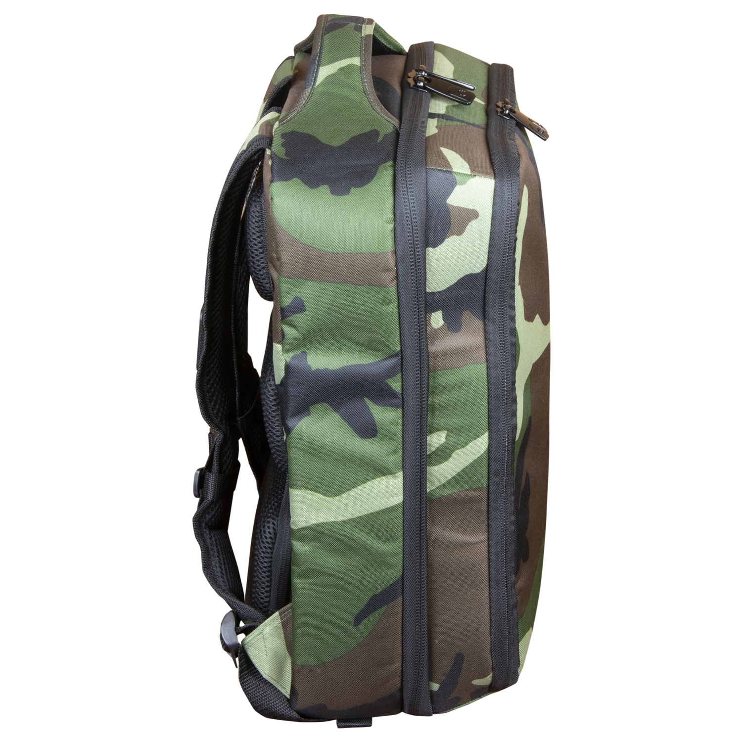 Green Camouflage Compact Premium DJ Backpack - Image 5