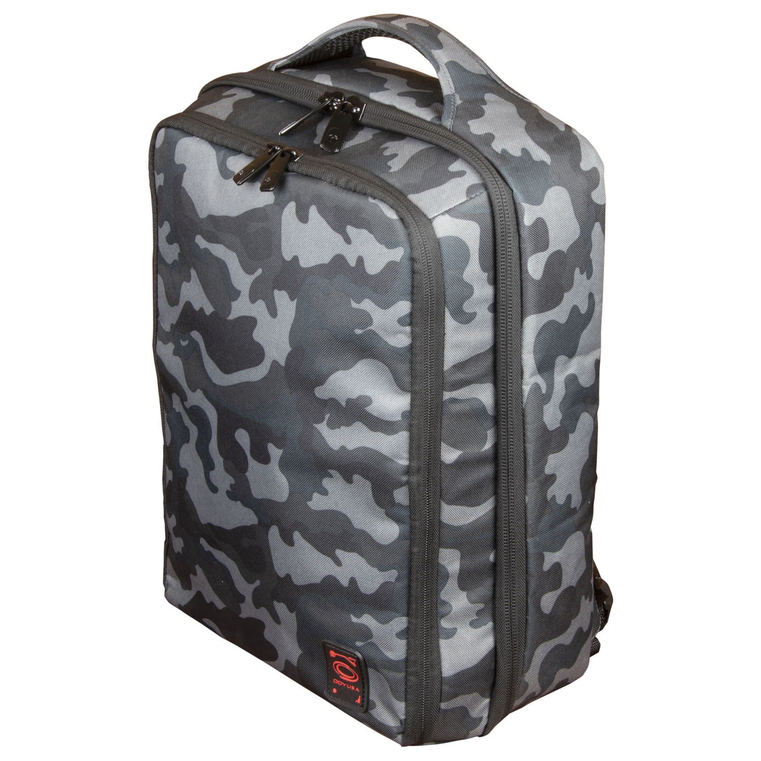 Gray Camouflage Compact Premium DJ Backpack