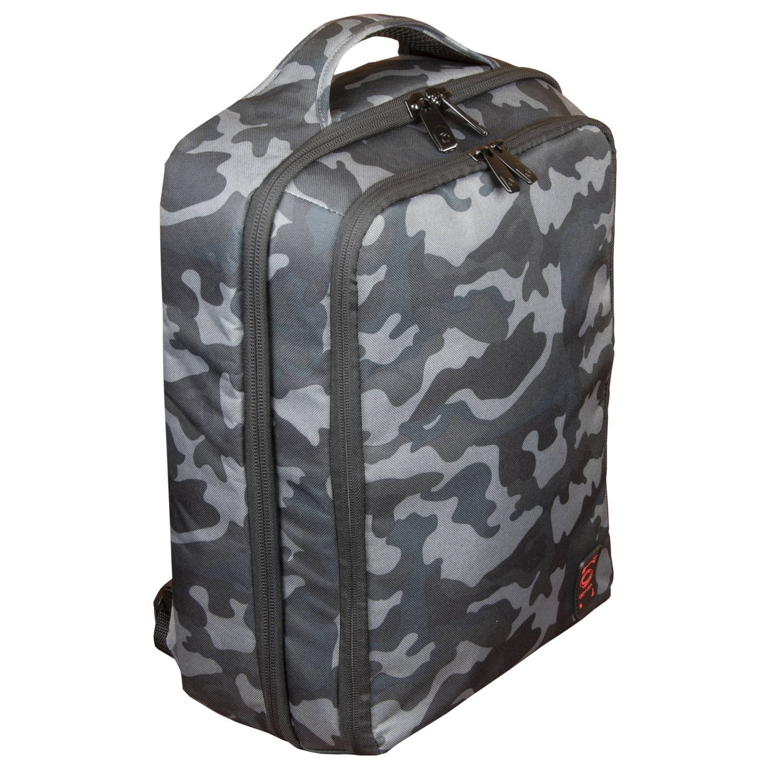 Gray Camouflage Compact Premium DJ Backpack - Image 2