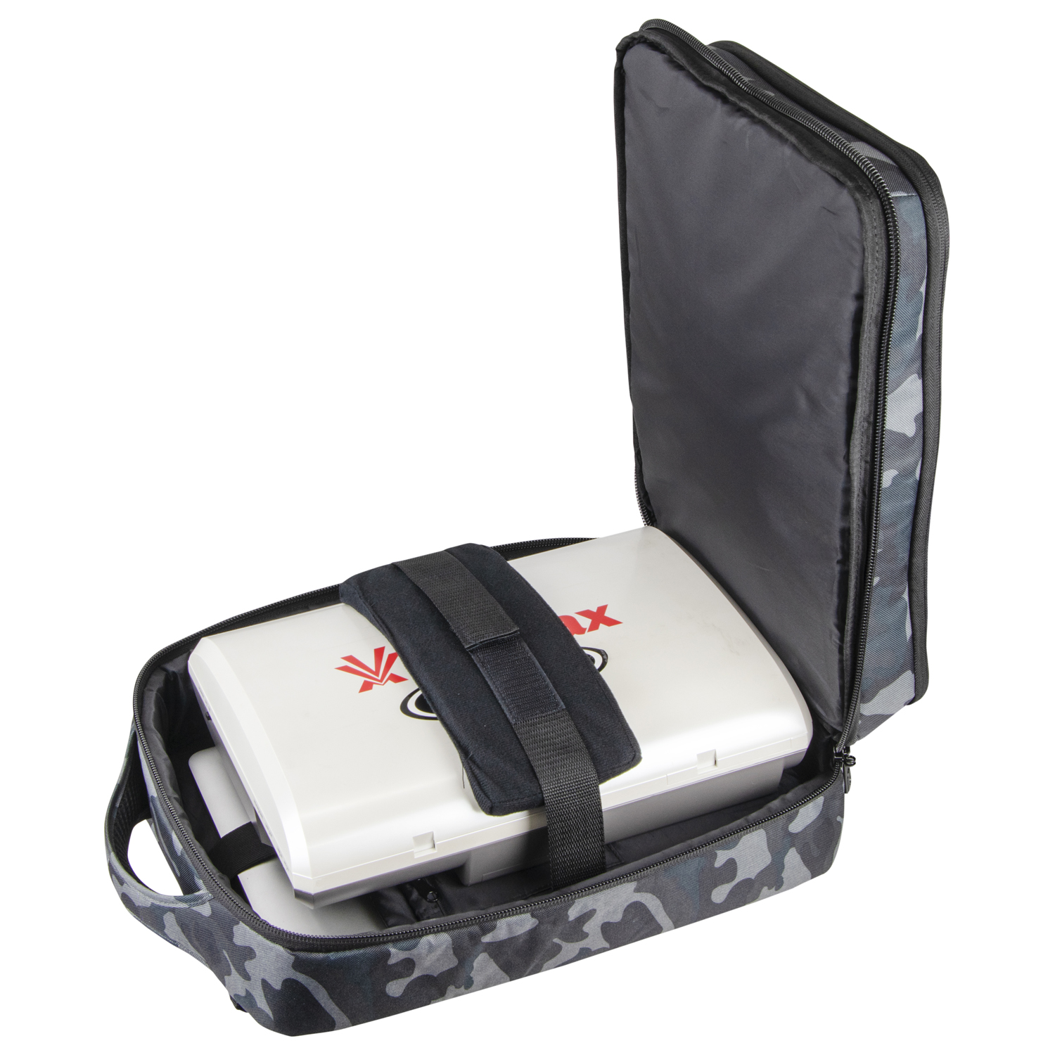 Gray Camouflage Compact Premium DJ Backpack - Image 9