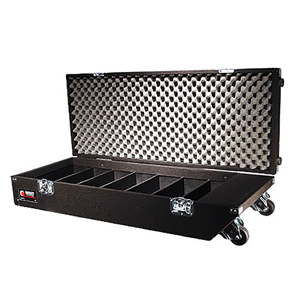 Carpet Pro CD Case with Wheels Holds 100 Jewel Cases or 300 View Packs