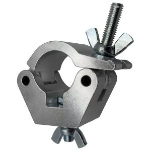 2" Wide Coupler, Fits 2" Tube, 1650 lb Load Capacity, Polished Natural