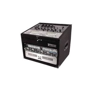 9U Top Slanted 4U Bottom Vertical CXC Carpeted Combo Rack