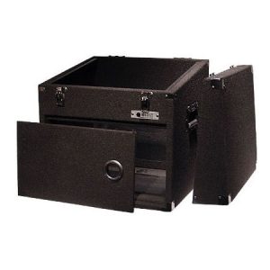 9U Top Slanted 6U Bottom Vertical CXC Carpeted Combo Rack