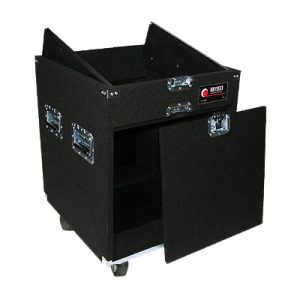 11U Top 10U Bottom CXP Carpeted Combo Rack with Wheels