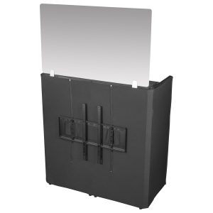 Media DJ Booth, Fits 46" Flat Screen TV/Monitor