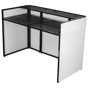 Media DJ Booth, Fits 65" Flat Screen TV/Monitor