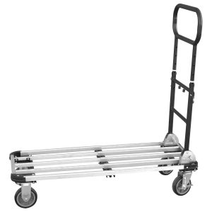 Odyssey Extendable 38" Long Load-N-Go Cart with 4" x 5" Casters