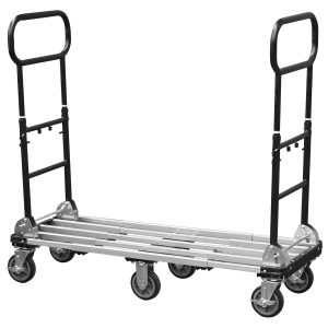Odyssey Extendable 48" Long Load-N-Go Cart with Six 5" Casters