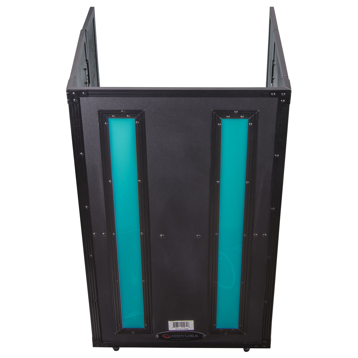 21" Wide x 36" Tall DJ Fold-out Stand with LED Panel - Image 2