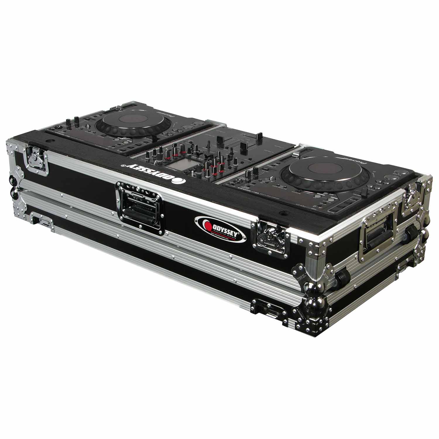 Universal 10" Format DJ Mixer and Two Large Format Media Players Coffin Case - Image 2