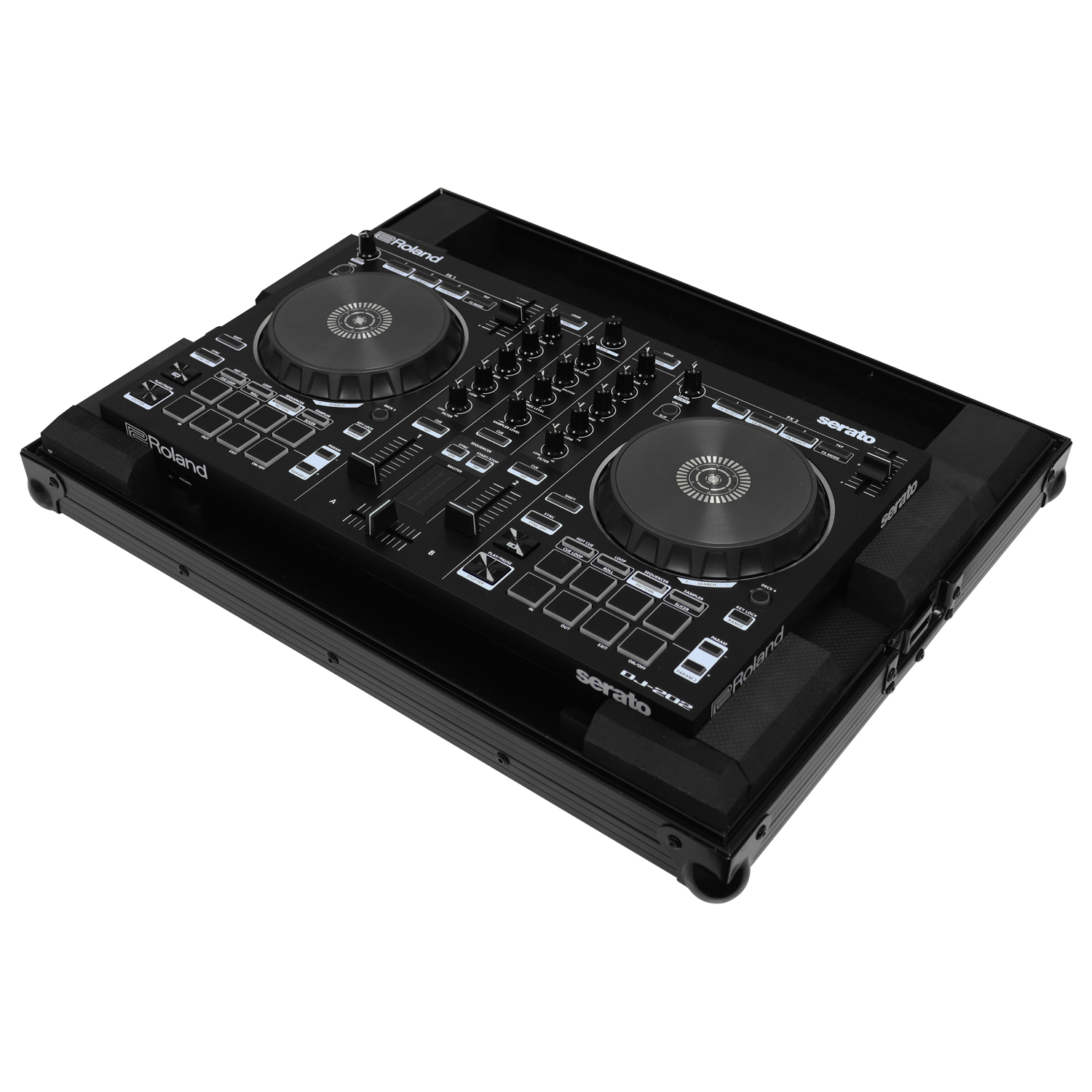 Black Roland DJ-202 / Native Instruments Traktor Kontrol S2 MK3 Case