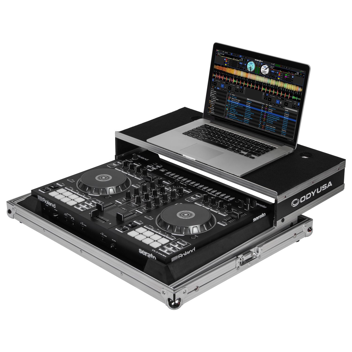 Low Profile Roland DJ-505 Case with Glide Platform