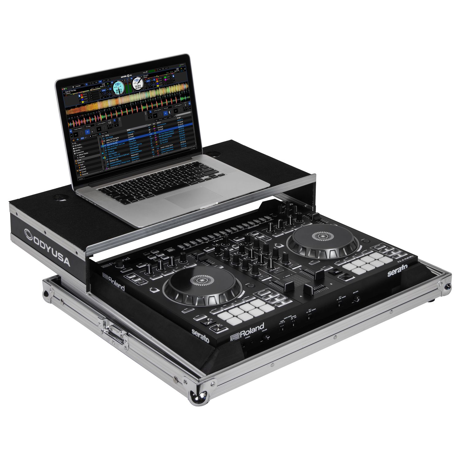 Low Profile Roland DJ-505 Case with Glide Platform - Image 3