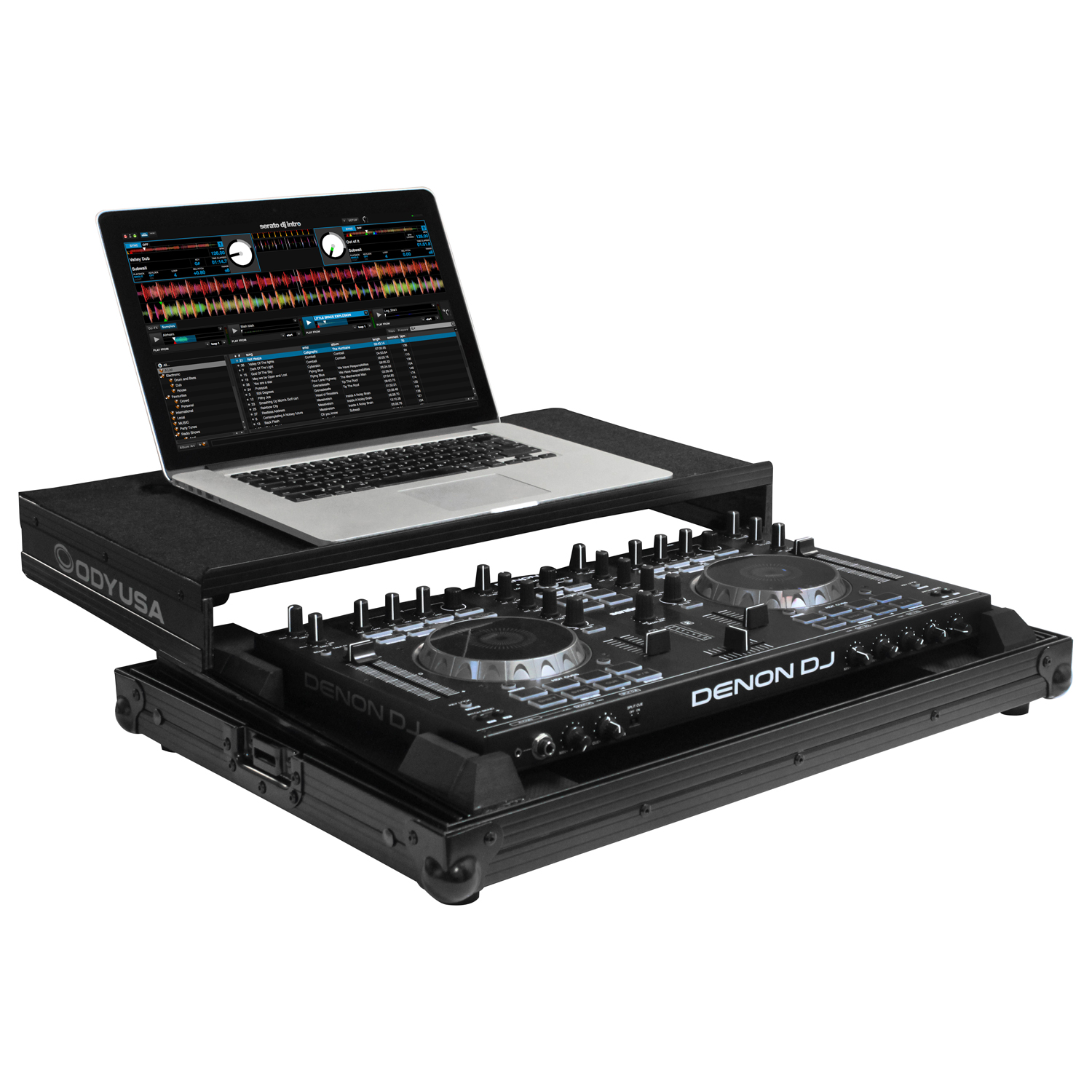 Black Denon DN-MC4000 Case with Glide Platform - Image 3