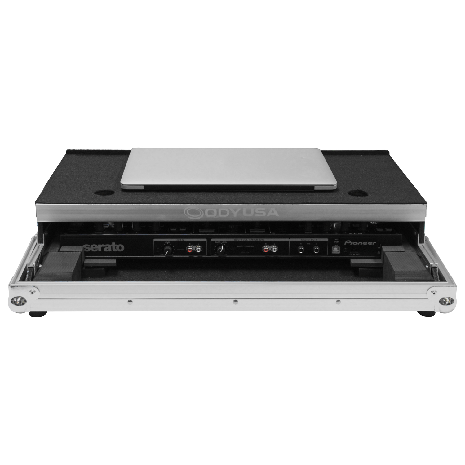 Low Profile Pioneer DDJ-RR / DDJ-SR / DDJ-SR2 Flight Case with Glide Platform - Image 14