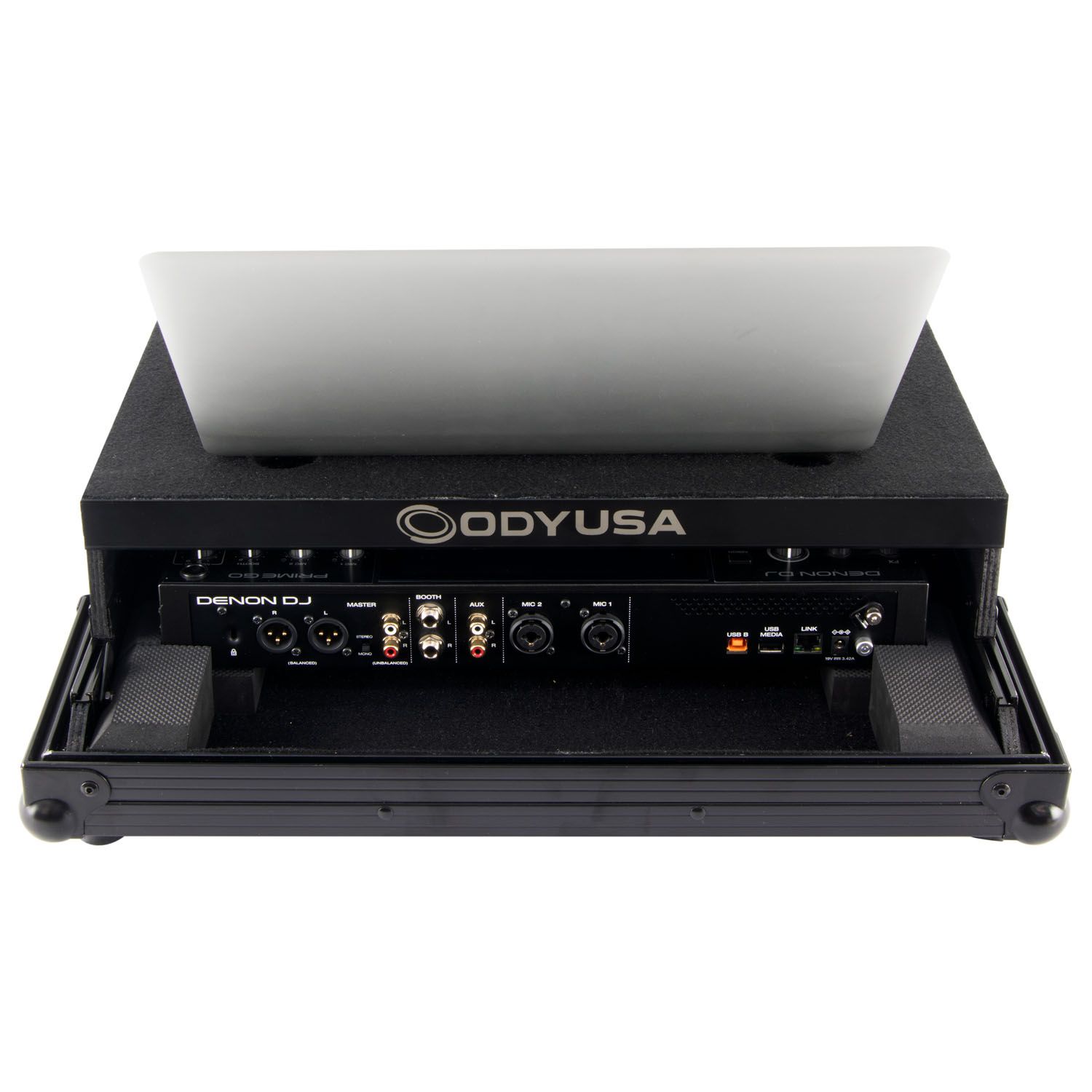 Denon DJ Prime GO Black Label Case with Glide Style Laptop Platform - Image 2