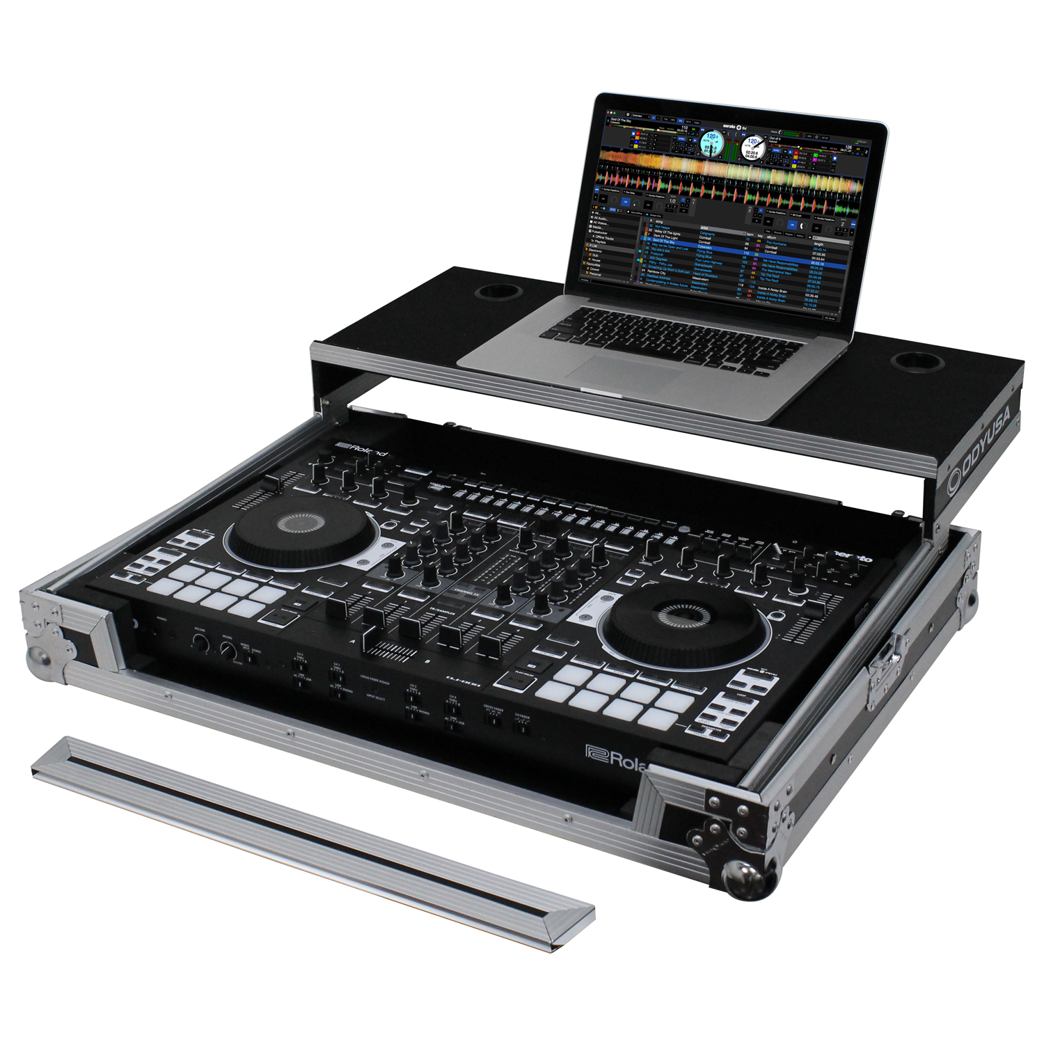 Roland DJ-808 Case with Glide Platform