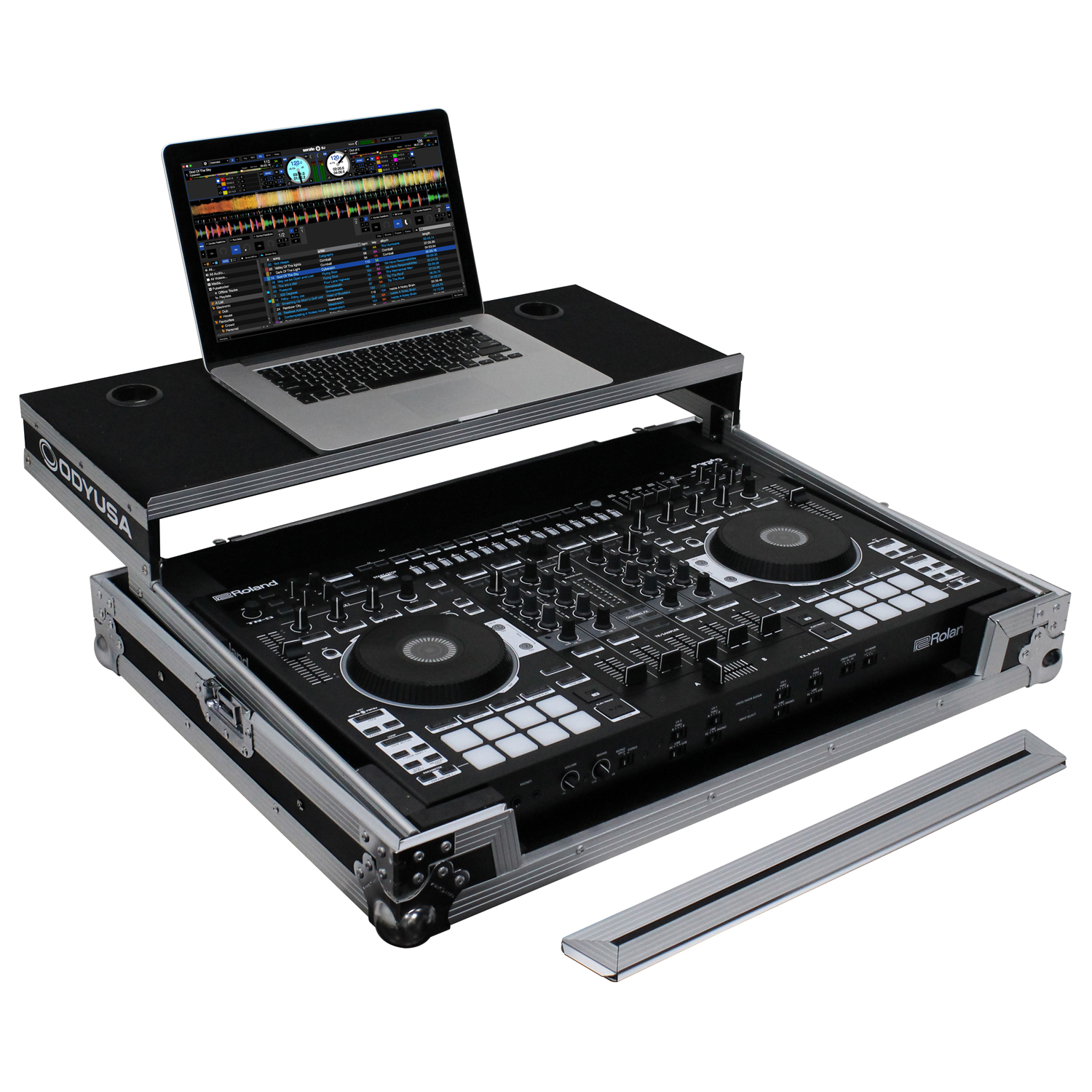 Roland DJ-808 Case with Glide Platform - Image 3
