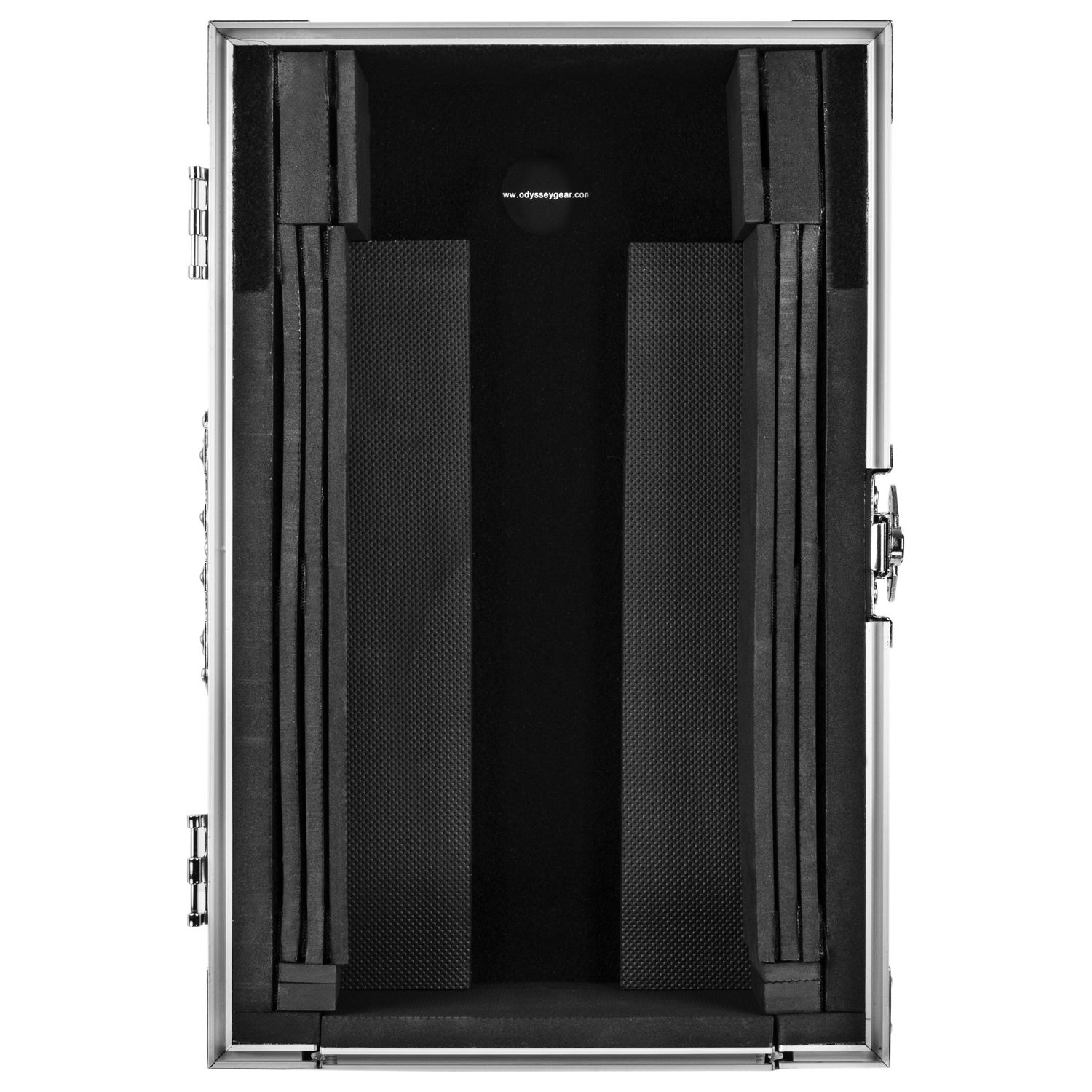 Universal 10-inch Format Extra Deep Silver Diamond Plated DJ Mixer Case - Image 6