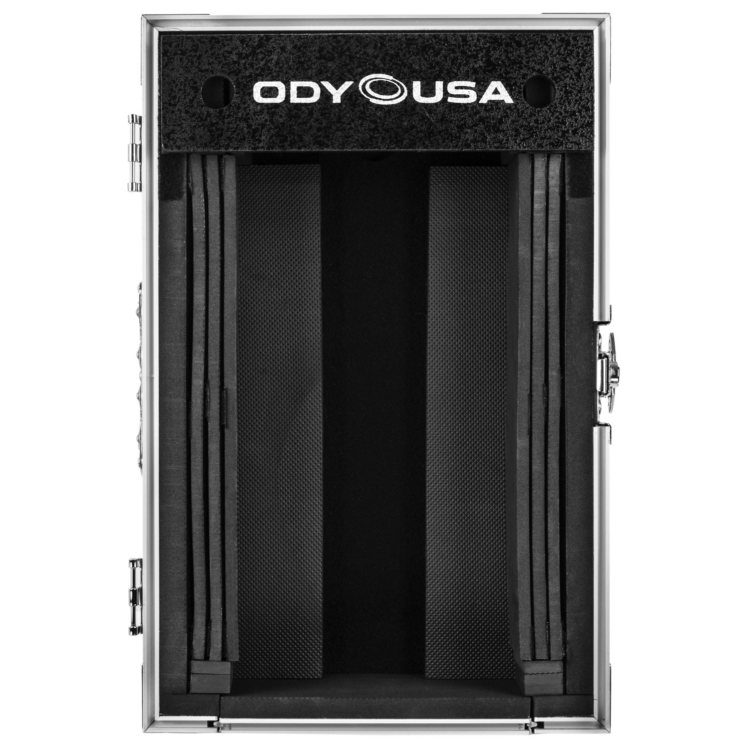 Universal 10-inch Format Extra Deep Silver Diamond Plated DJ Mixer Case - Image 7