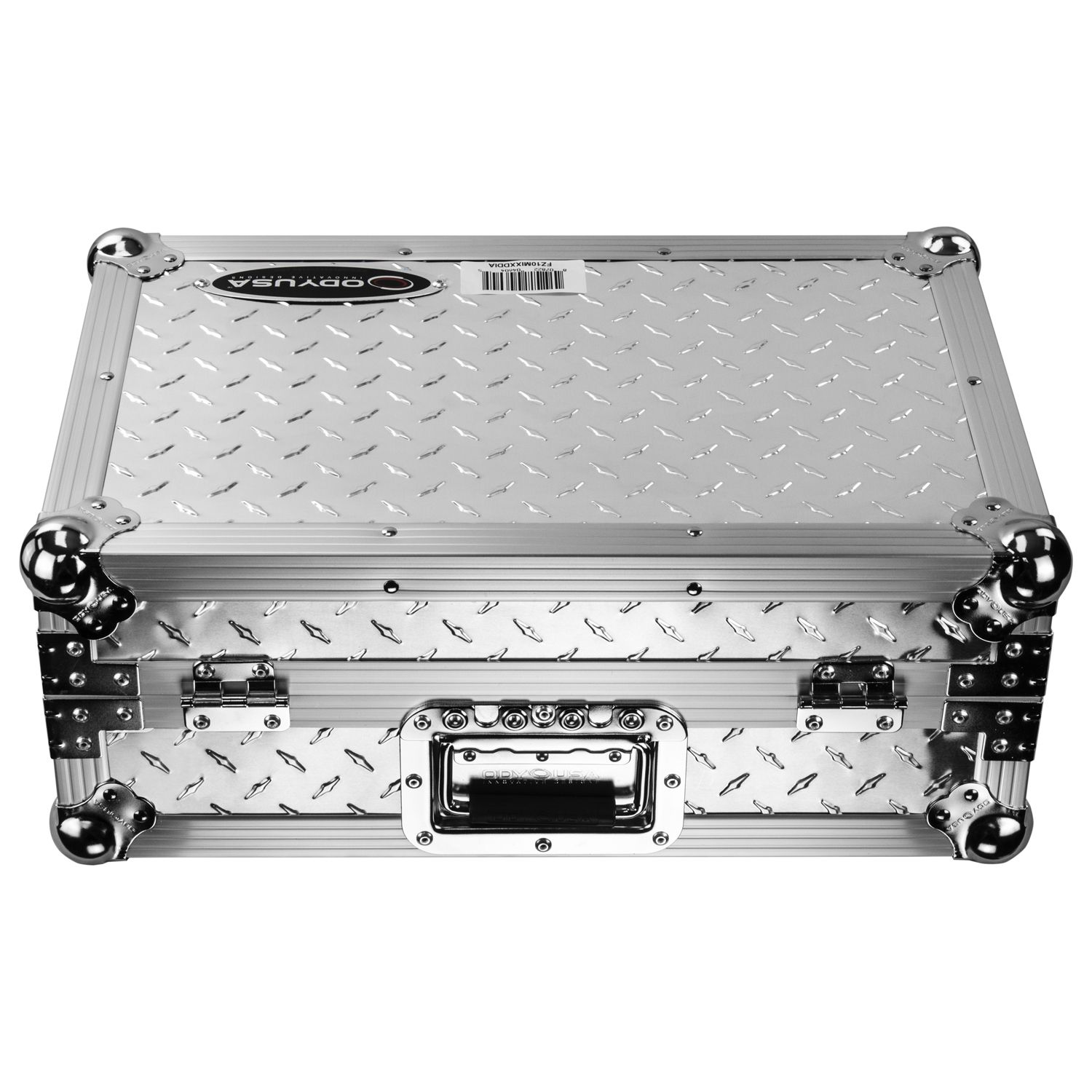Universal 10-inch Format Extra Deep Silver Diamond Plated DJ Mixer Case - Image 13