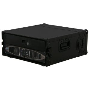 Black 4U Pro Amp Rack