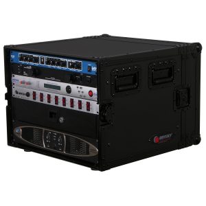 Black 8U Pro Amp Rack