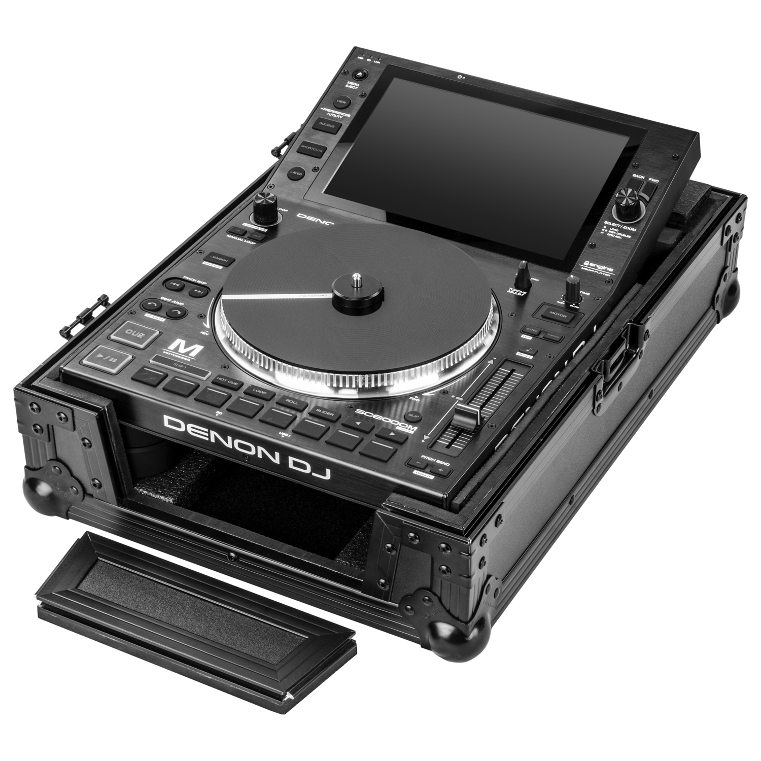 Universal Black Large Format Media Player Flight Case - Image 11