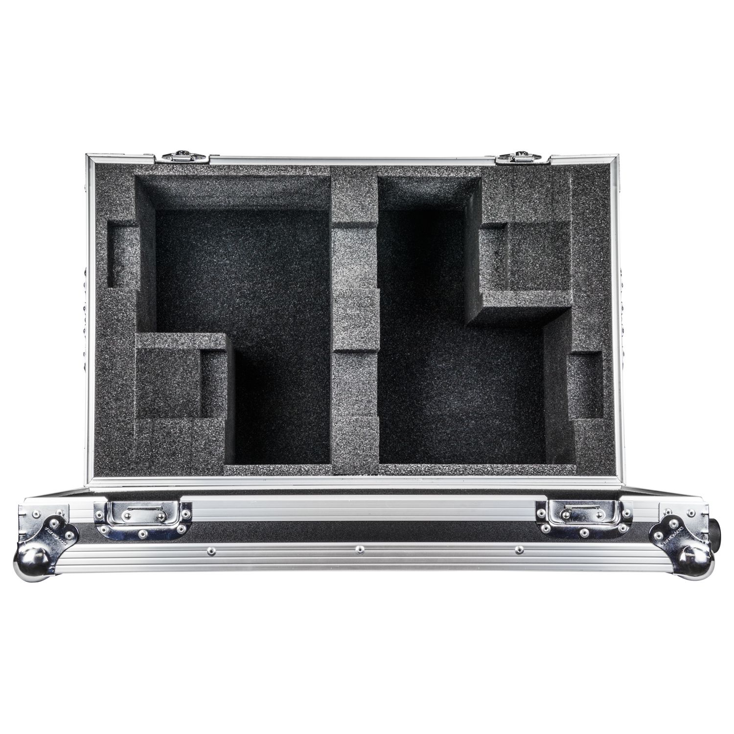 Dual Chauvet Intimidator Spot Duo 155 Flight Case with Pullout Handle and Wheels - Image 6