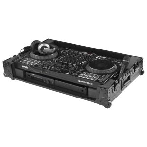 Odyssey Black Label DDJ-FLX10 1U Flight Case with Corner Wheels