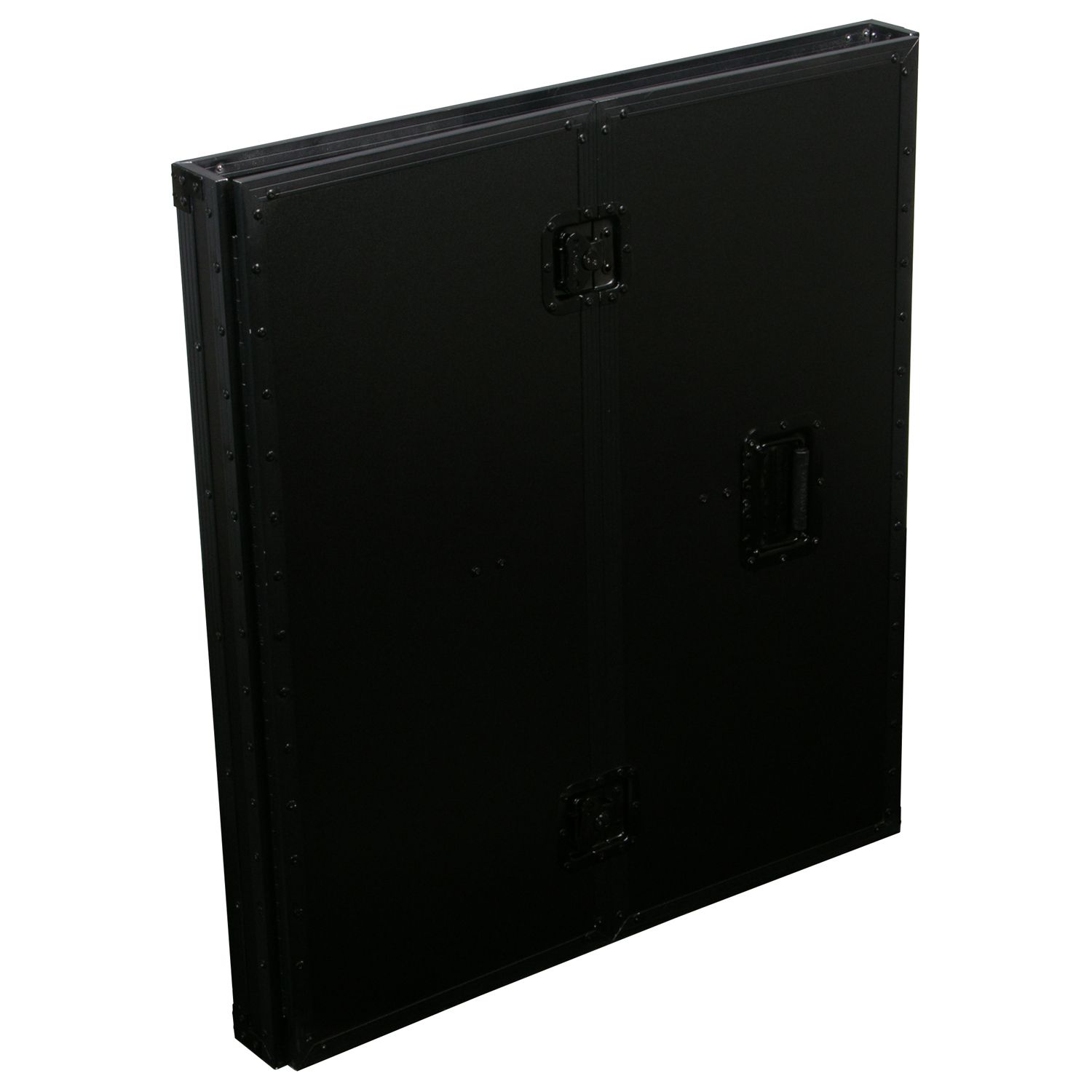 33" Wide x 36" Tall Black DJ Fold-out Stand - Image 7