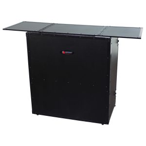 54" Wide x 37" Tall Black DJ Fold-out Table Stand