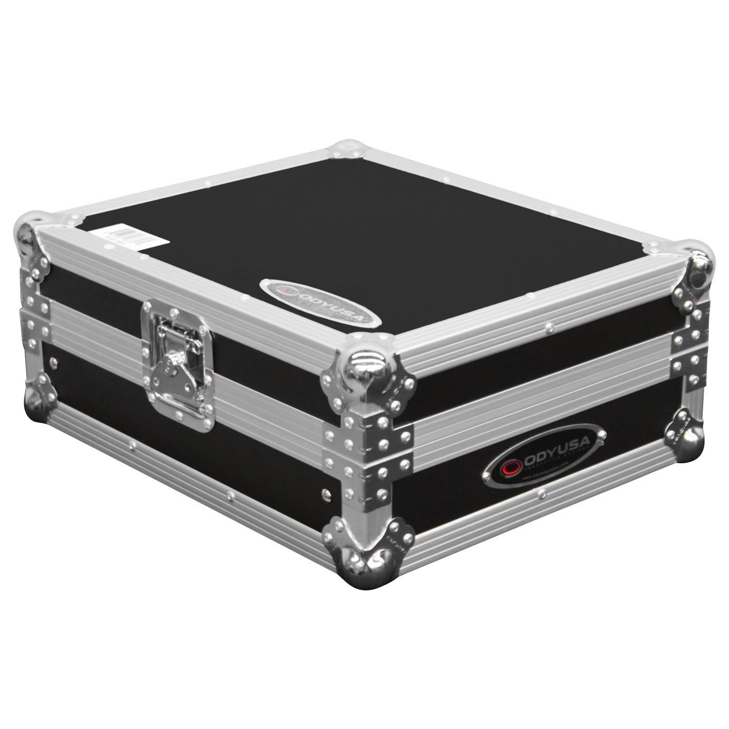 Universal Low Profile 12" Format DJ Mixer Flight Case with Glide Platform - Image 7