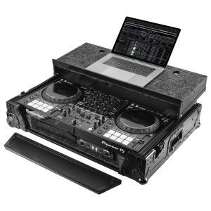 Pioneer DDJ-1000 / DDJ-1000SRT 1U Case in Black with Patented Glide Platform and Corner Wheels