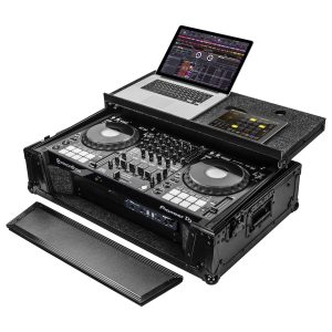 Pioneer DDJ-1000 / DDJ-1000SRT Black Label Case with Patented Glide Platform and Bottom 2U Rack Space