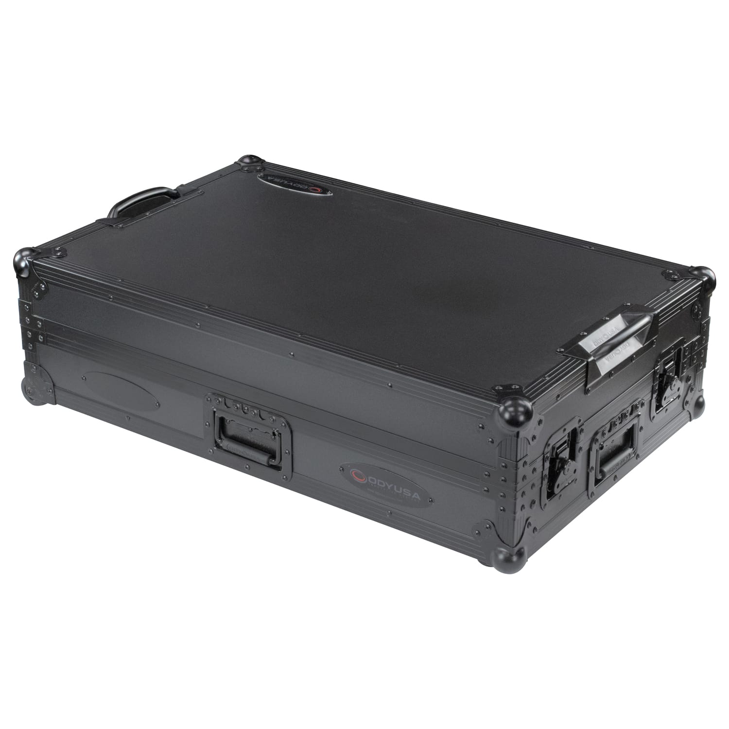 Odyssey Black Label DDJ-FLX10 1U Flight Case with Glide Style Laptop Platform and Corner Wheels - Image 6